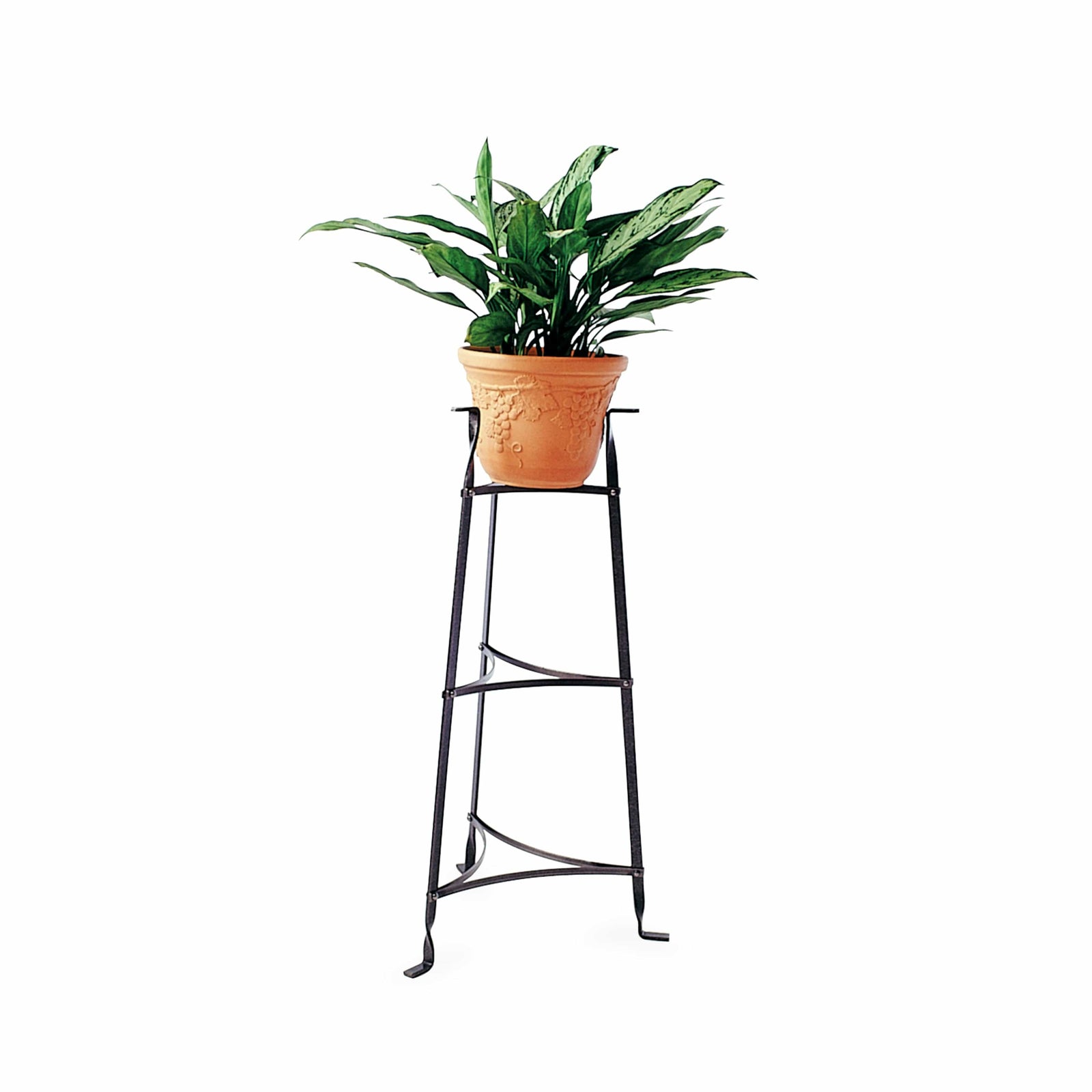 Enclume Unassembled 3-Tier Designer Stand Hammered Steel