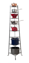 Enclume Handcrafted 8-Tier Unassembled Cookware Stand Hammered Steel