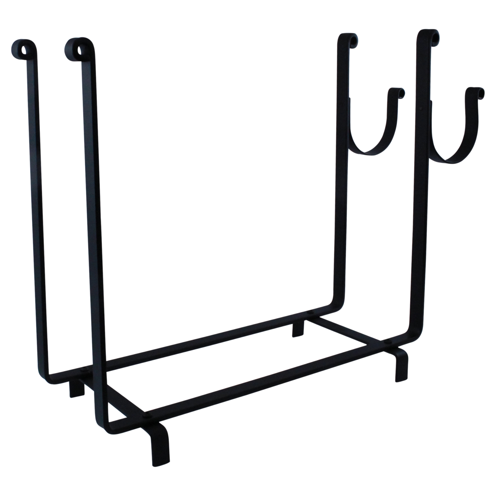Large-Rectangle-Fireplace-Log-Rack-Black