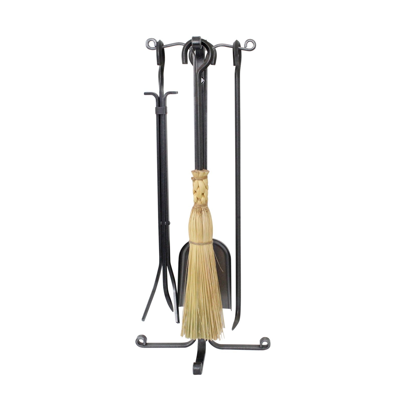 Rolled-Eye-4-Piece-Fireplace-Tools