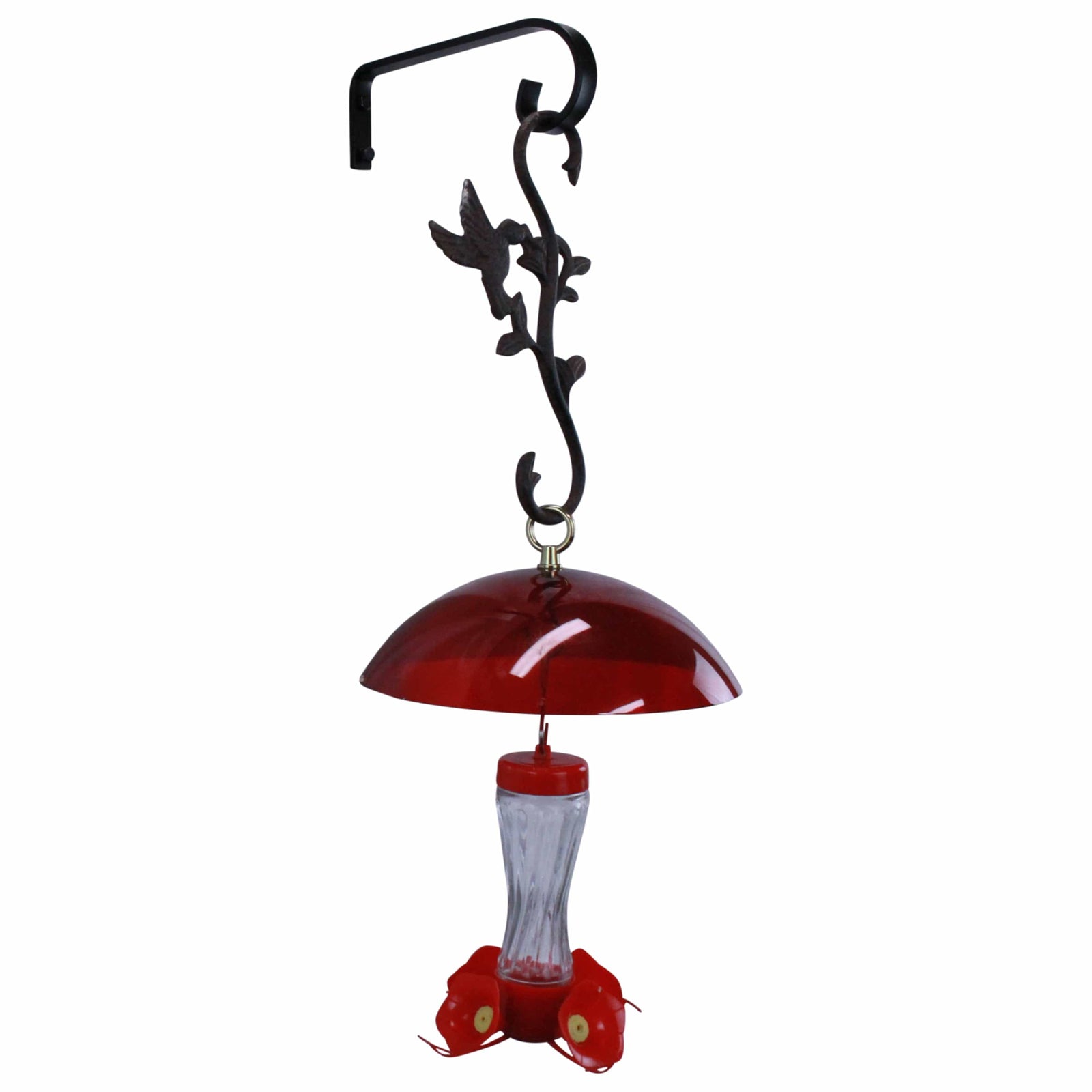 Enclume Design Products Artisan Decorative Forged Plant Hanger Hook with Simple Scroll (Set of 2) Black