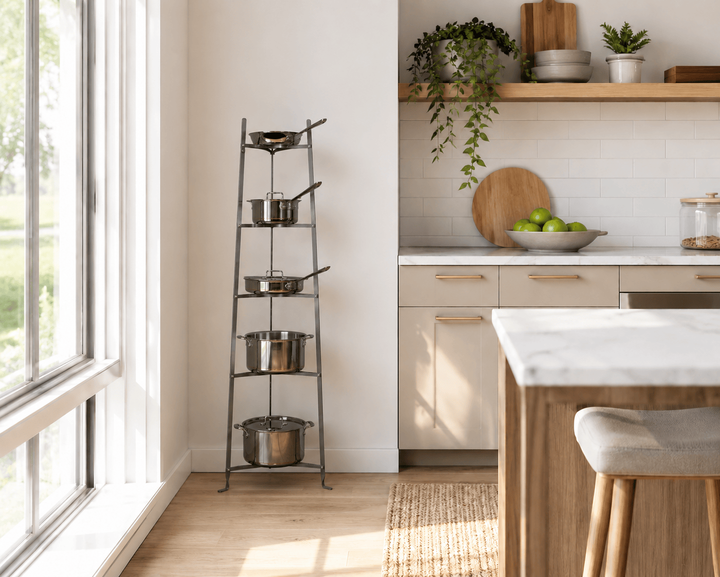 Enclume Design Products Floor 5-Tier Large Classic Cookware Stand