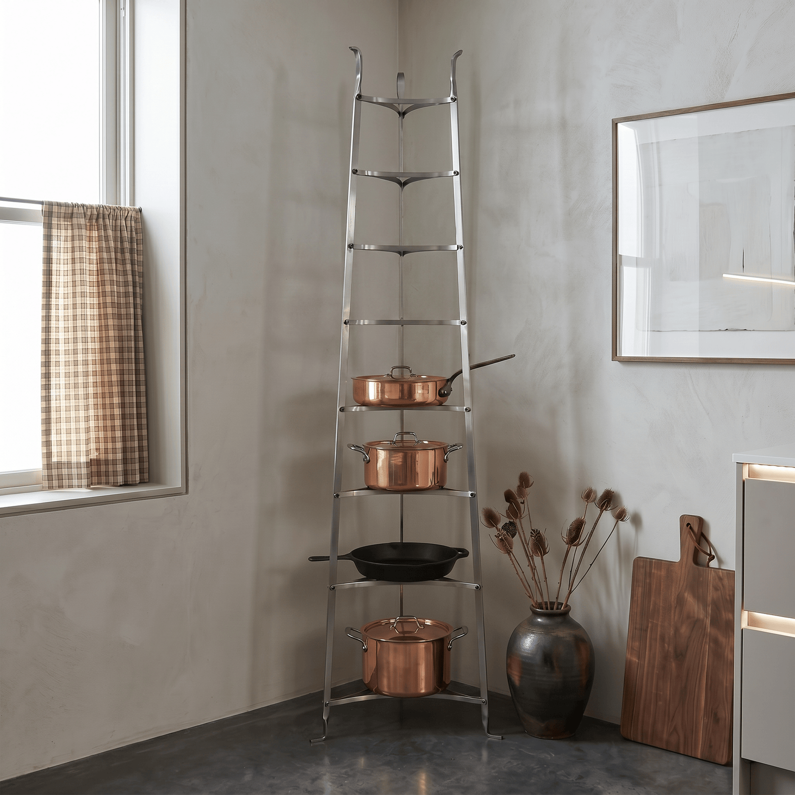 Enclume Floor 8-Tier Gourmet Cookware Stand (Assembled)