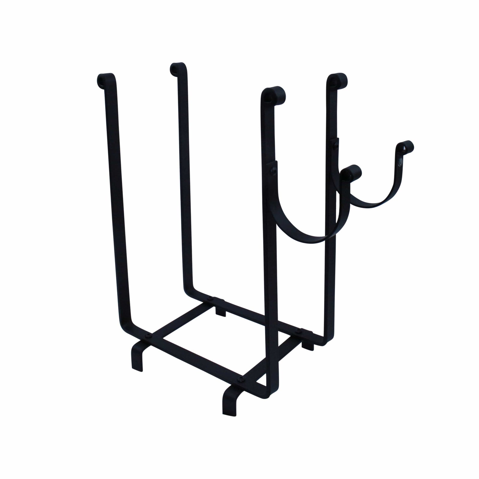 Enclume Floor Rectangle Fireplace Log Rack Black