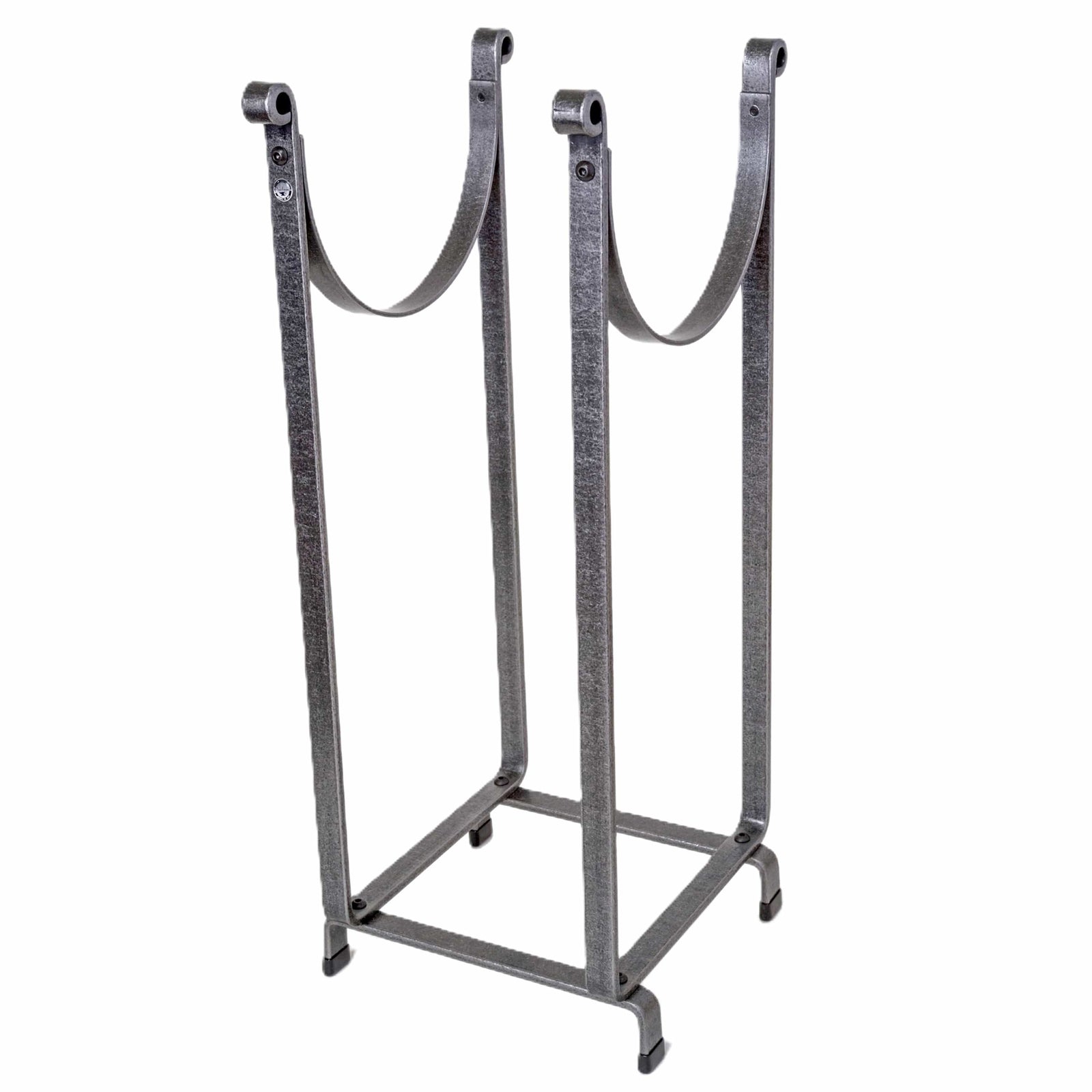 Enclume Floor Sling Fireplace Log Rack Hammered Steel