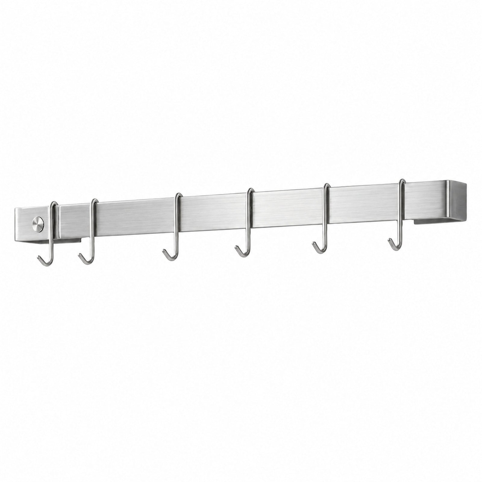 Enclume Wall Handcrafted Classic Wall Rack Utensil Bar w 6 Hooks (18", 24", 30" or 36")