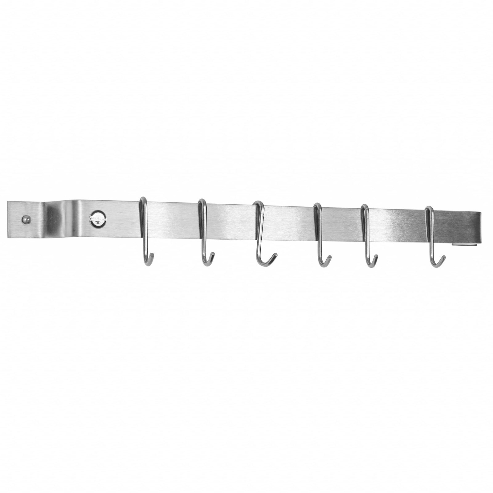 Enclume Wall Handcrafted Easy Mount Wall Rack Utensil Bar w 6 Hooks