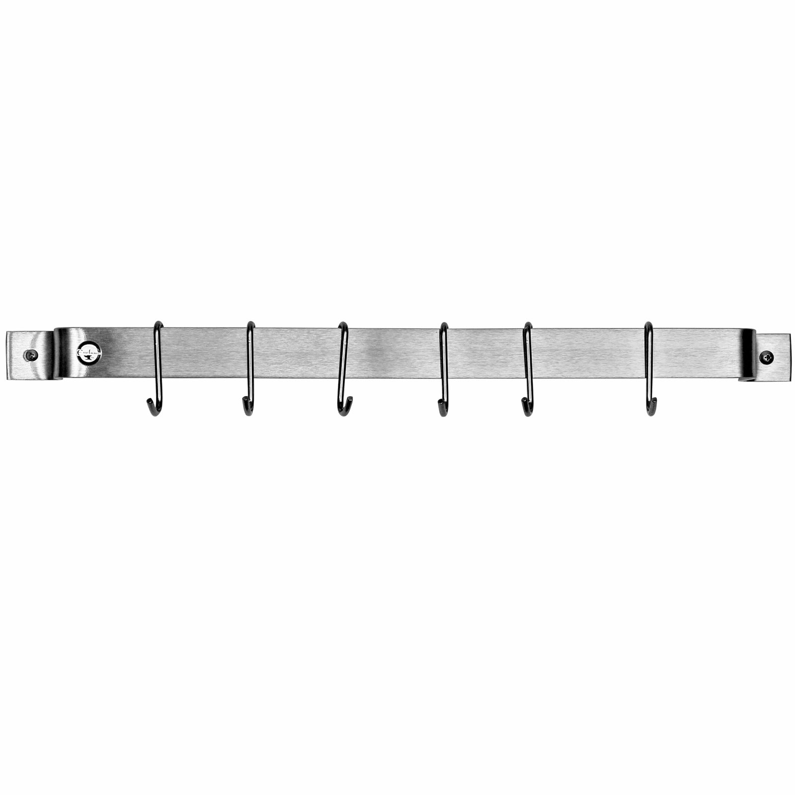 Enclume Wall Handcrafted Easy Mount Wall Rack Utensil Bar w 6 Hooks