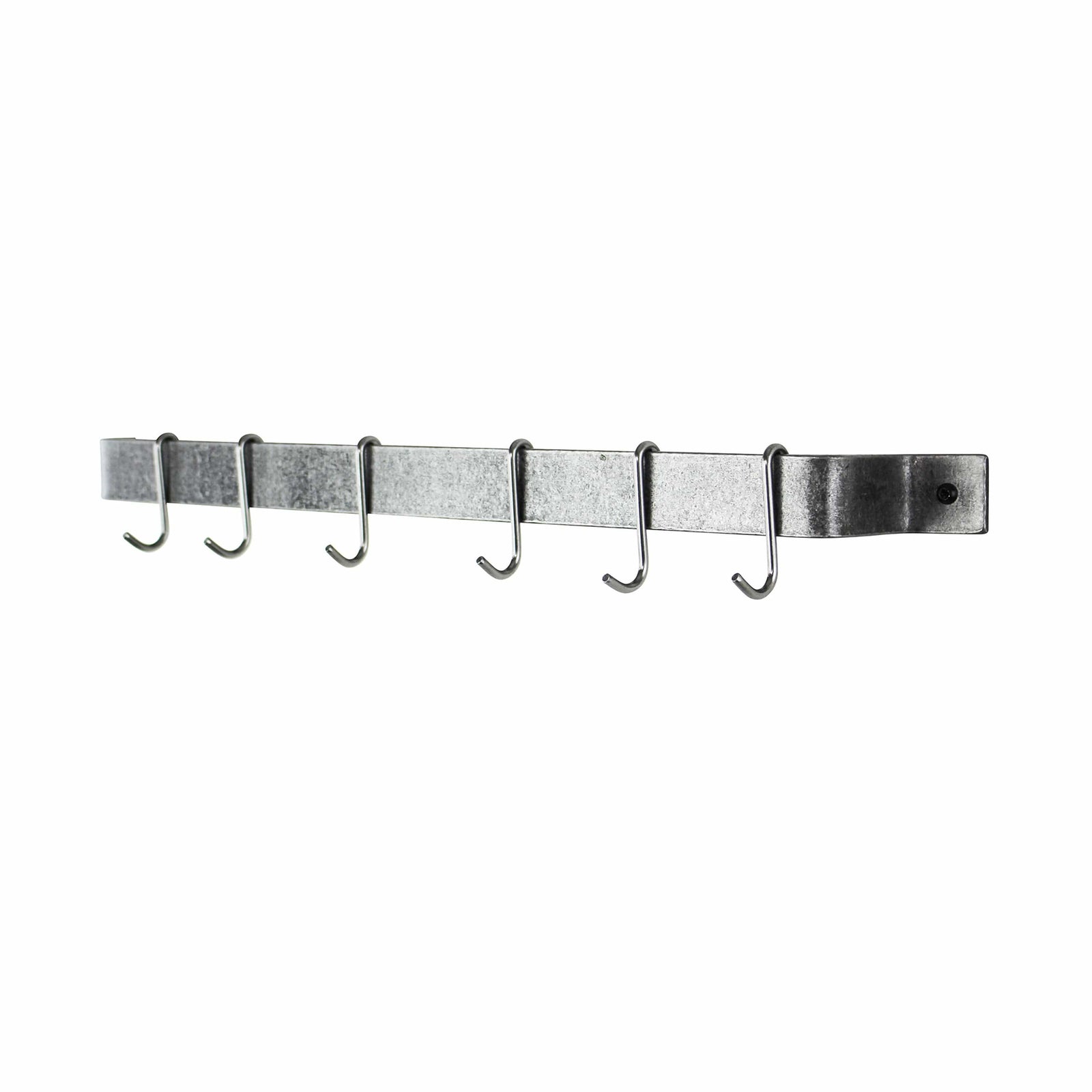 Enclume Wall Handcrafted Easy Mount Wall Rack Utensil Bar w 6 Hooks