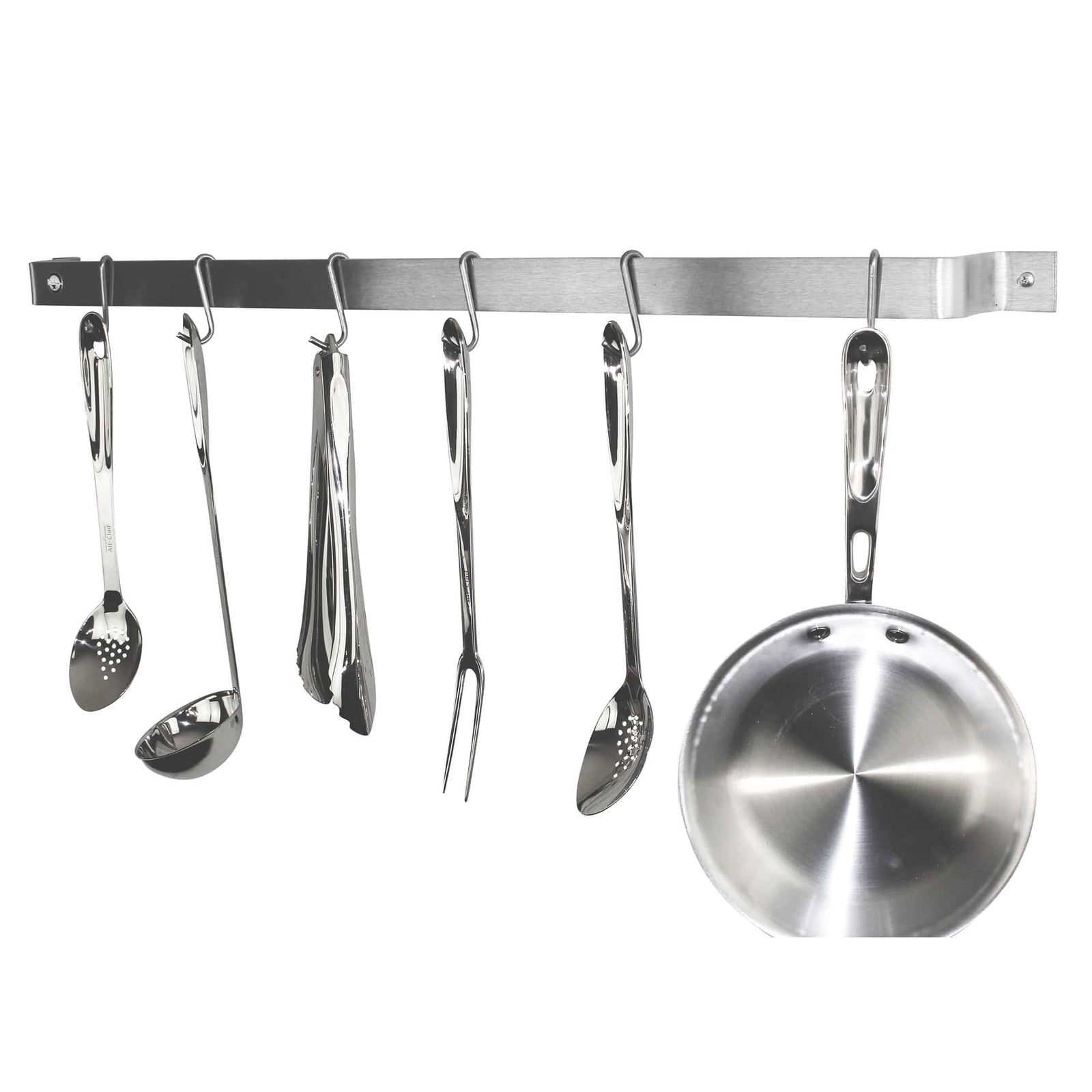 Enclume Wall Handcrafted Easy Mount Wall Rack Utensil Bar w 6 Hooks