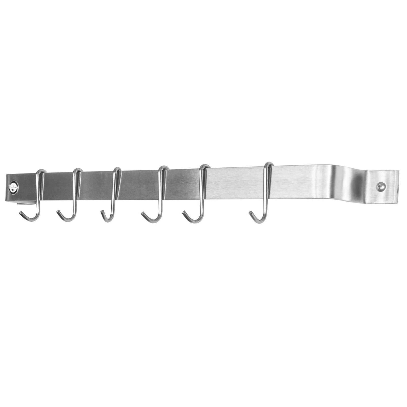 Enclume Wall Handcrafted Easy Mount Wall Rack Utensil Bar w 6 Hooks