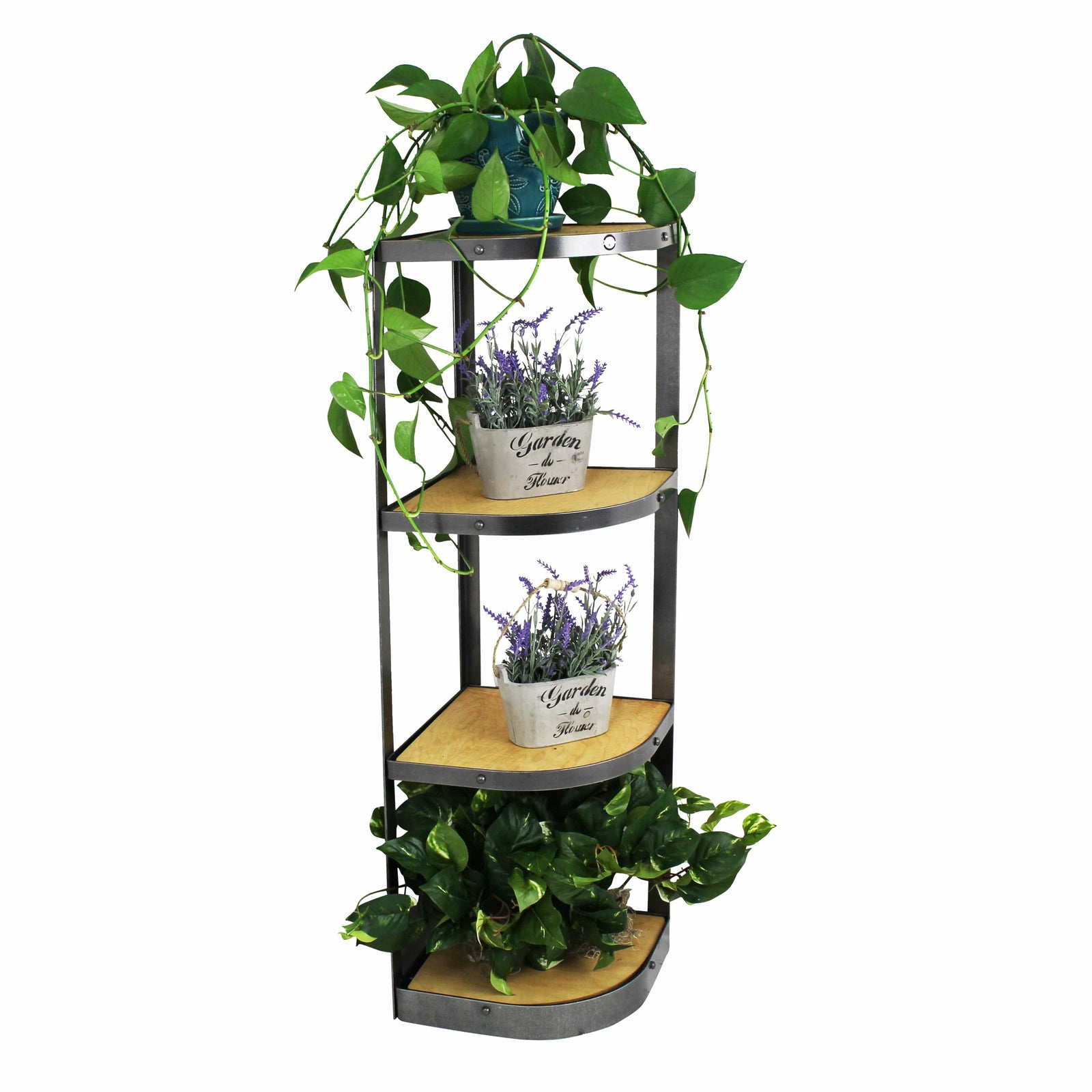 Enclume Unassembled 4-Tier Corner Stand
