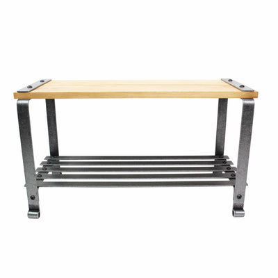 Craftsman Multi-purpose Bench w/ Solid Alder Top Hammered Steel - Enclume Design Products