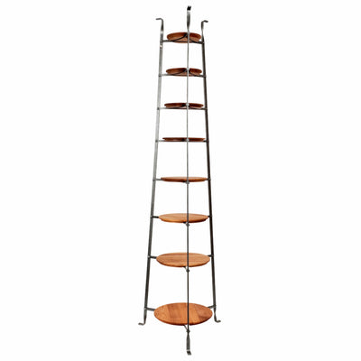 Enclume 8-Tier Gourmet Cookware Stand with Alder Shelves