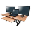 DTD Height Adjustable Standing Desk Converter Medium Steel