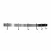 Enclume Handcrafted Curved Wall Rack Utensil Bar with 6 Hooks