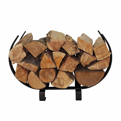 Indoor/Outdoor Small U Shaped Fireplace Log Rack - Enclume Design Products