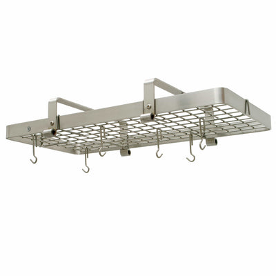 Enclume 37" Low Ceiling Rectangle Pot Rack with 18 Hooks