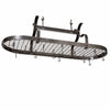 Enclume Scroll Arm Oval Ceiling Pot Rack with 24 Hooks