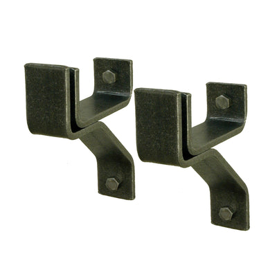 Enclume Handcrafted 4" Wall Brackets For Roll End Bar (Set of 2)