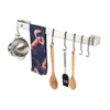 Enclume Handcrafted Classic Wall Rack Utensil Bar with 12 Hooks