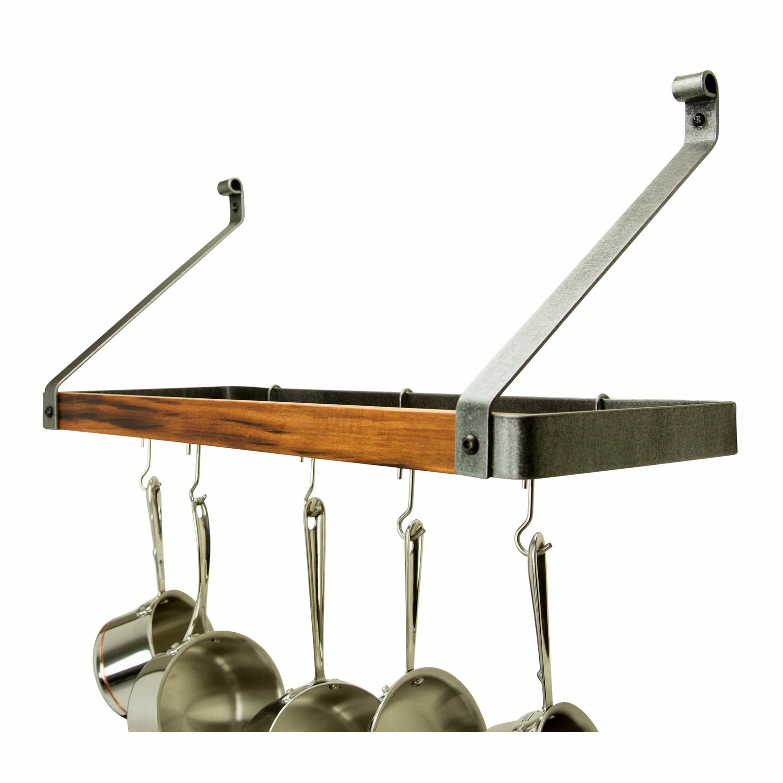 Enclume Ceiling 24" L Signature Gourmet Bookshelf Wall Rack w/Tigerwood(24", 30")