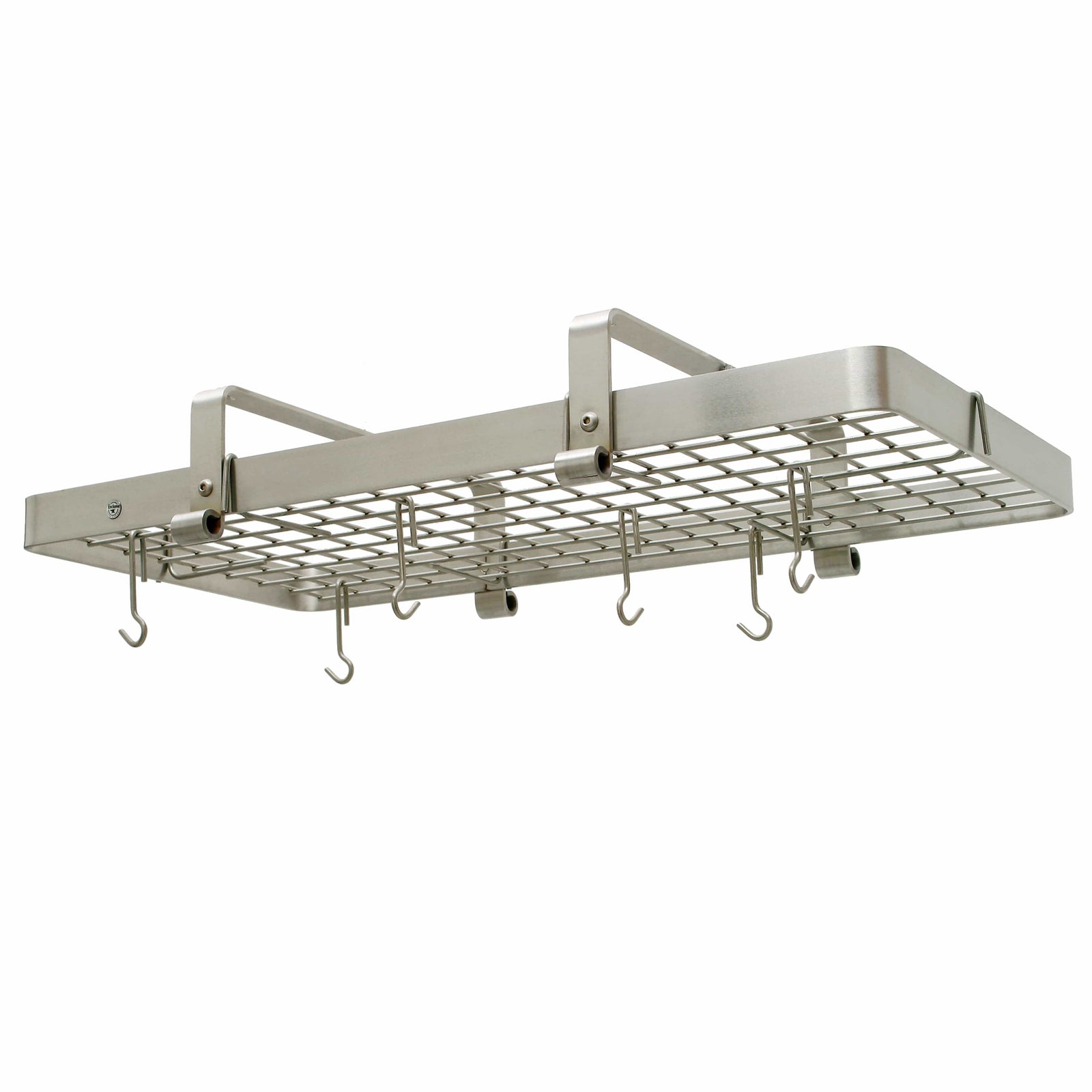 Enclume Ceiling 37" Low Ceiling Rectangle Pot Rack w/ 18 Hooks