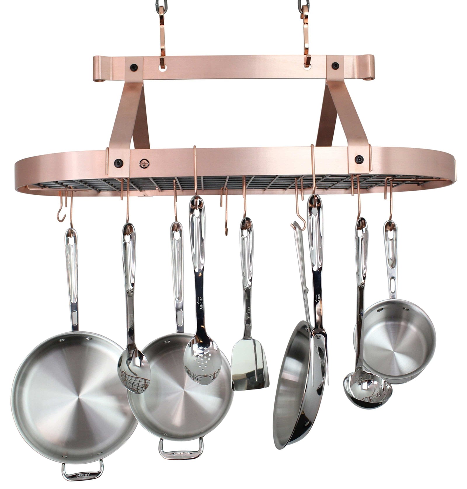 Enclume Ceiling Oval Ceiling Pot Rack w/Hooks