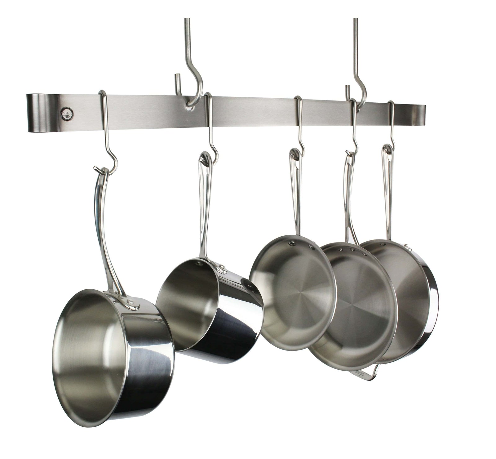 Enclume Ceiling Stainless Steel / 48" Professional Series Offset Hook Ceiling Bar (36", 48", 60")