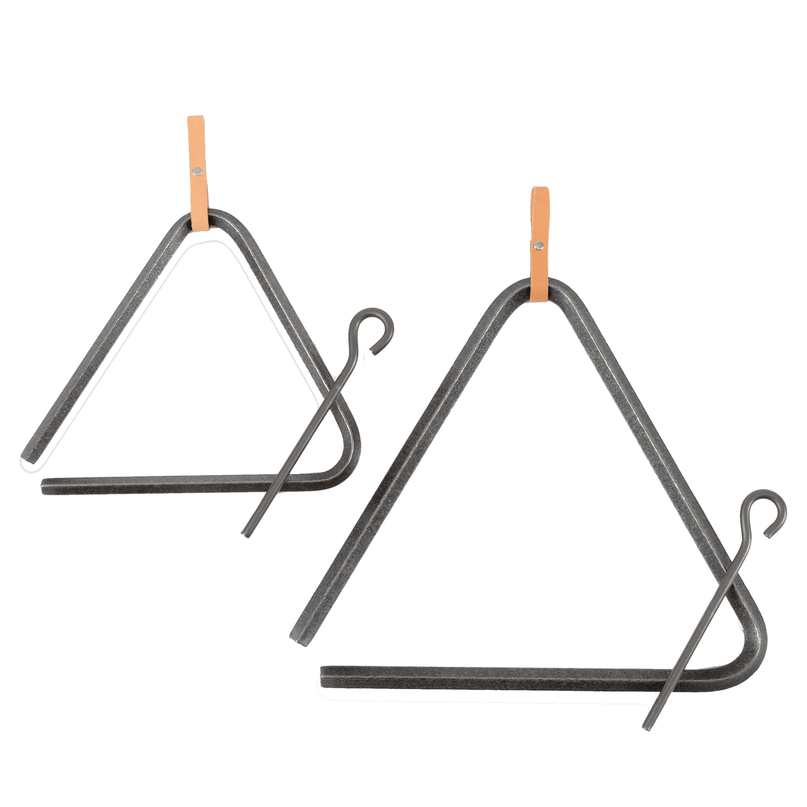 Enclume Dinner Triangle 10" Authentic Western Dinner Triangle Hammered Steel