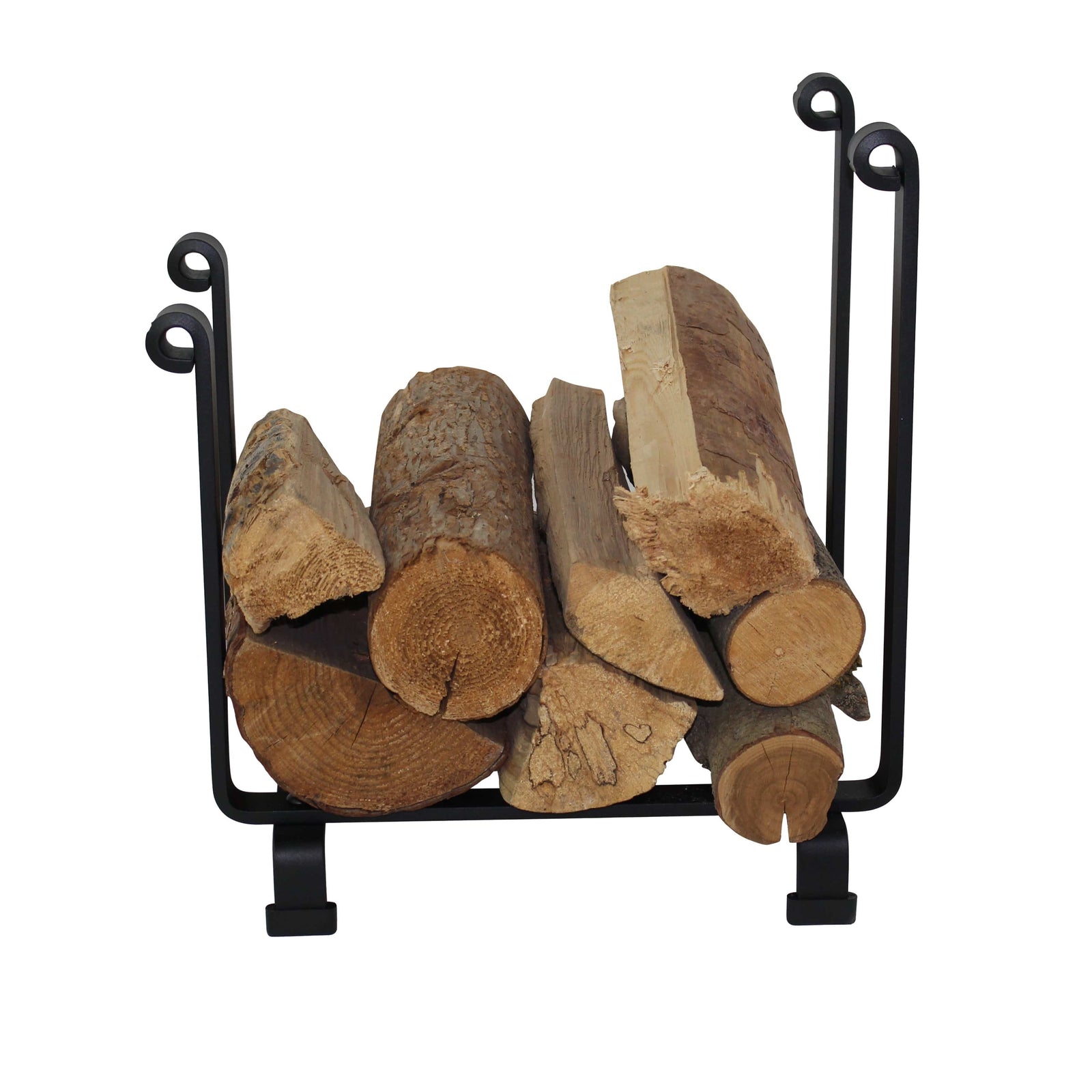 Enclume Floor Black Hearth Fireplace Log Rack