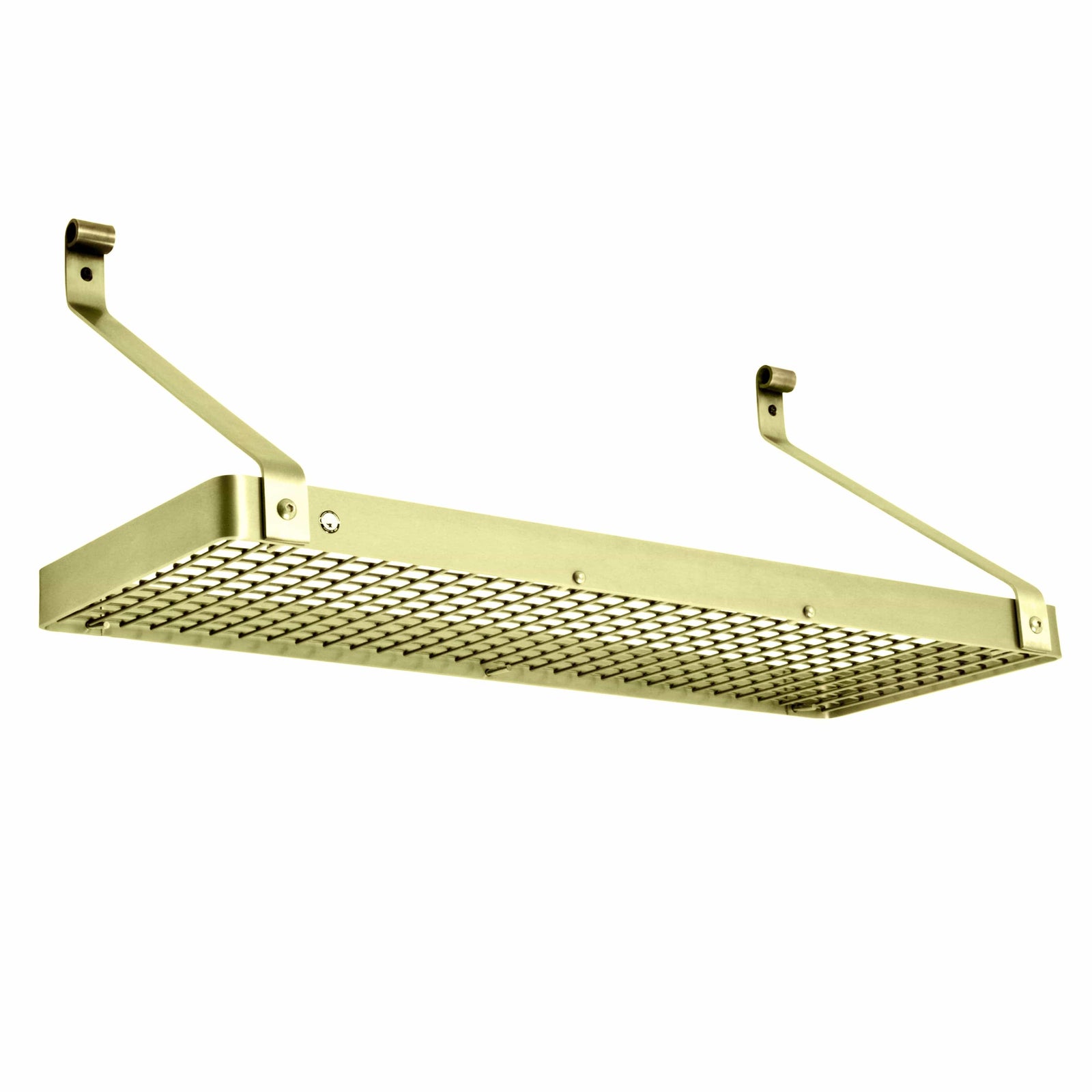 Enclume Wall 36" Gourmet Deep Bookshelf Wall Rack w/ 12 Hooks