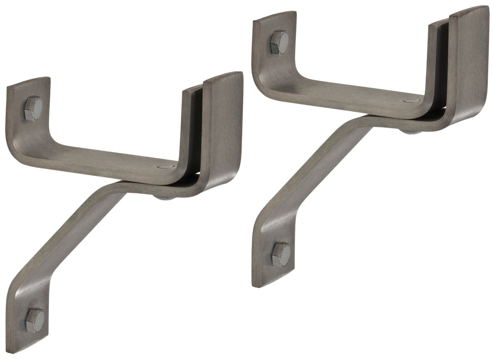 Enclume Wall Stainless Steel 8" Wall Brackets For Roll End Bar (Set of 2)