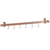 Handcrafted Low Ceiling Bar in Hammered Steel, Brushed Stainless or Copper