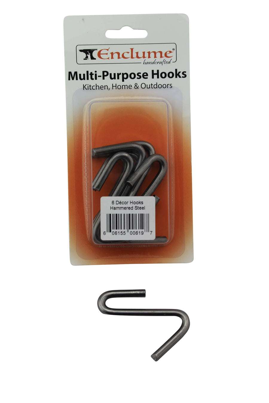  Rustark 125Pcs Silver Screw-in Cup Hooks Kit 7 Sizes