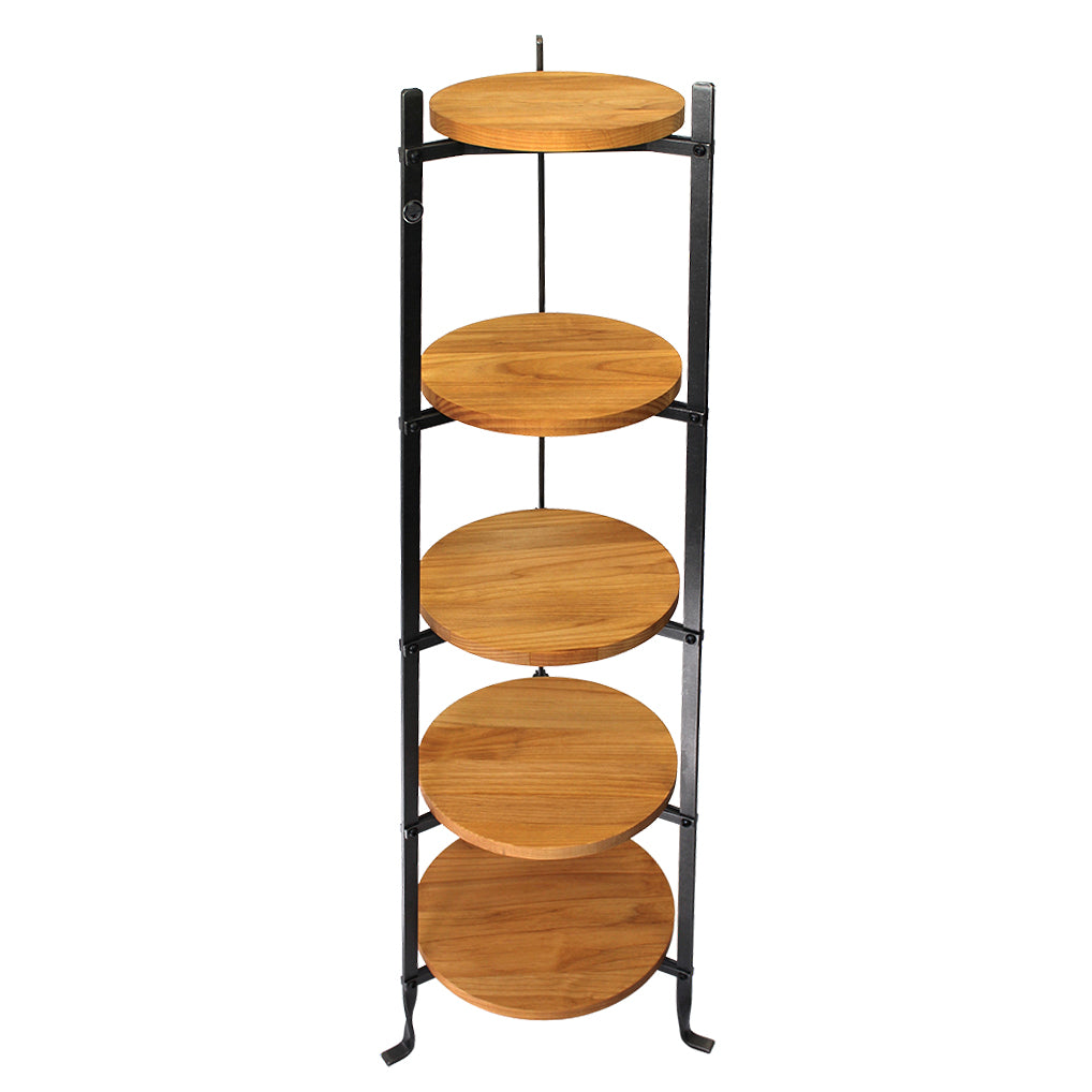 Premium Alder Wood Shelves for 5-Tier Classic Stands
