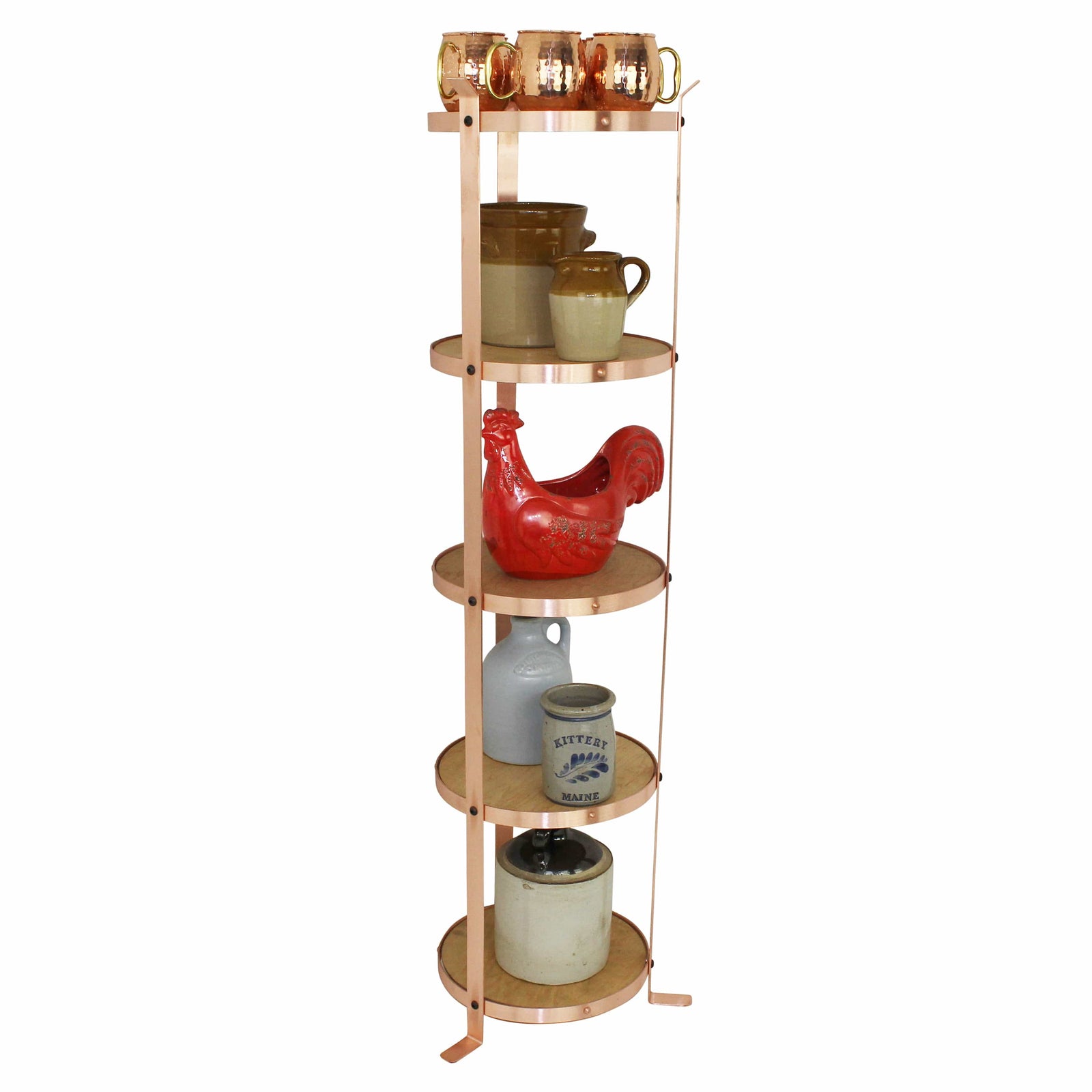 Handcrafted 5-Tier Round Designer