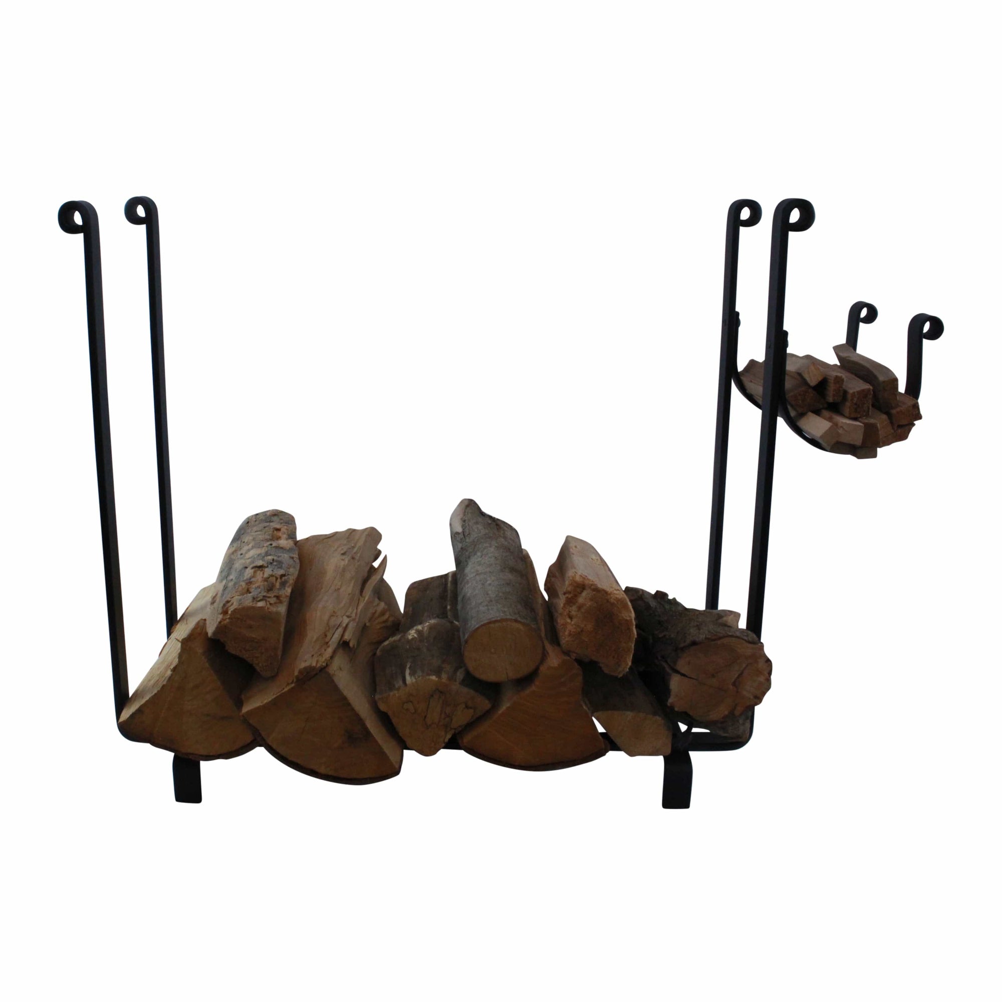 Enclume Large Black Rectangle Fireplace Log Rack