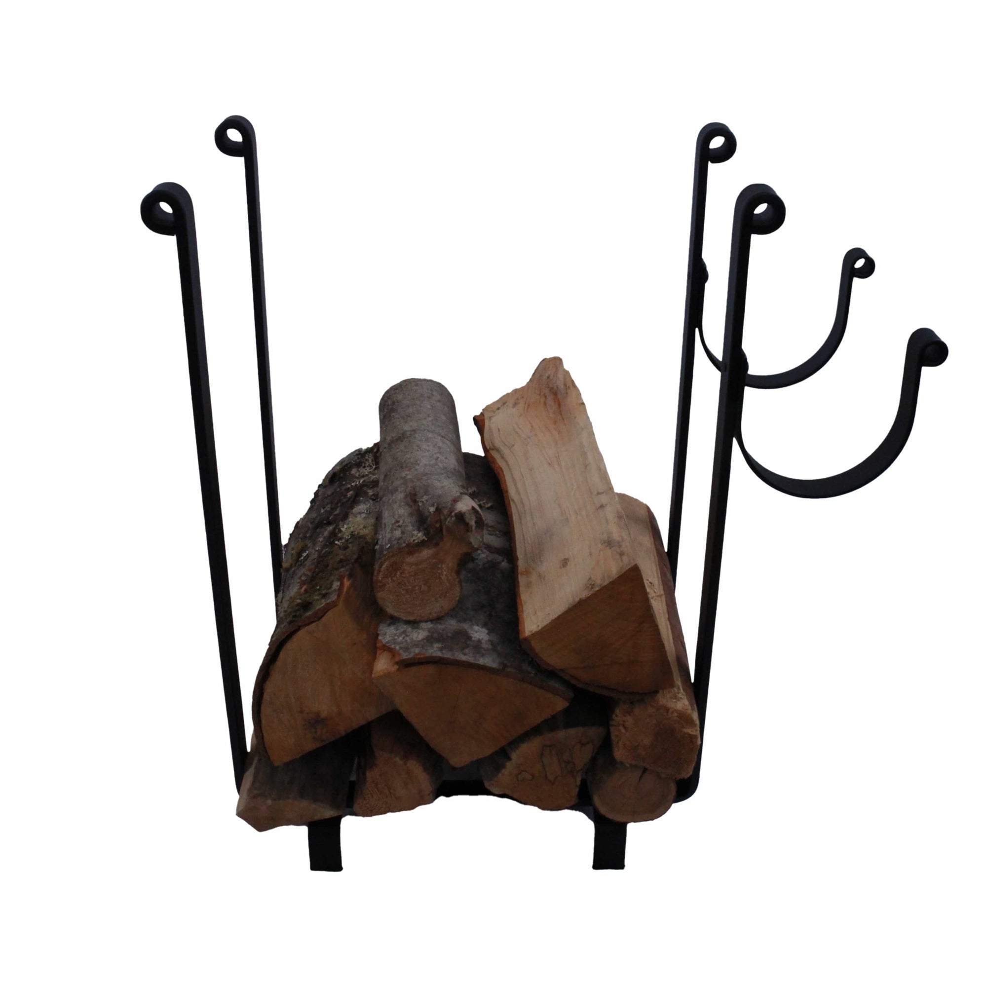 Enclume Rectangle Fireplace Log Rack in Black