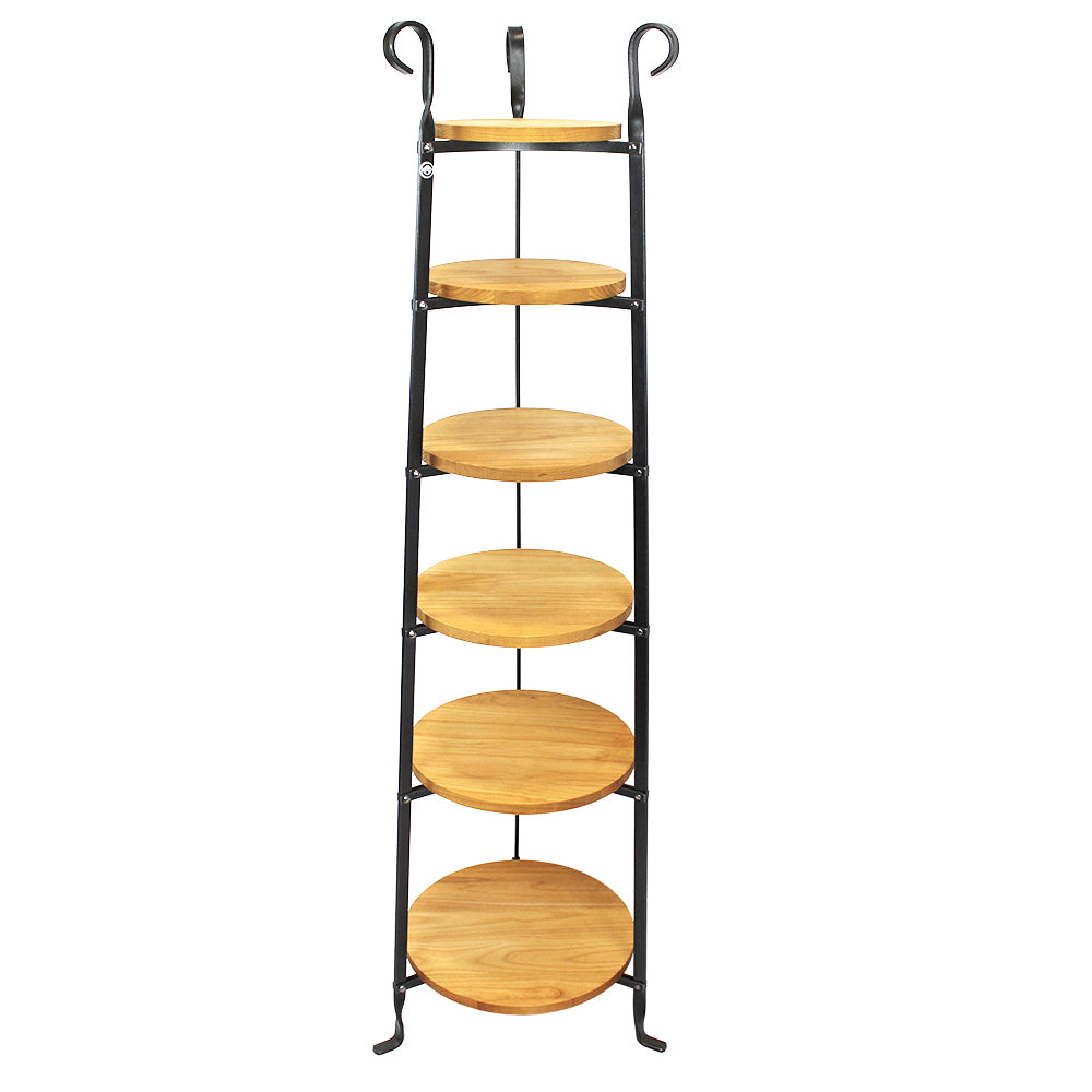 Premium Alder Wood Shelves for 6-Tier Gourmet & French Stands