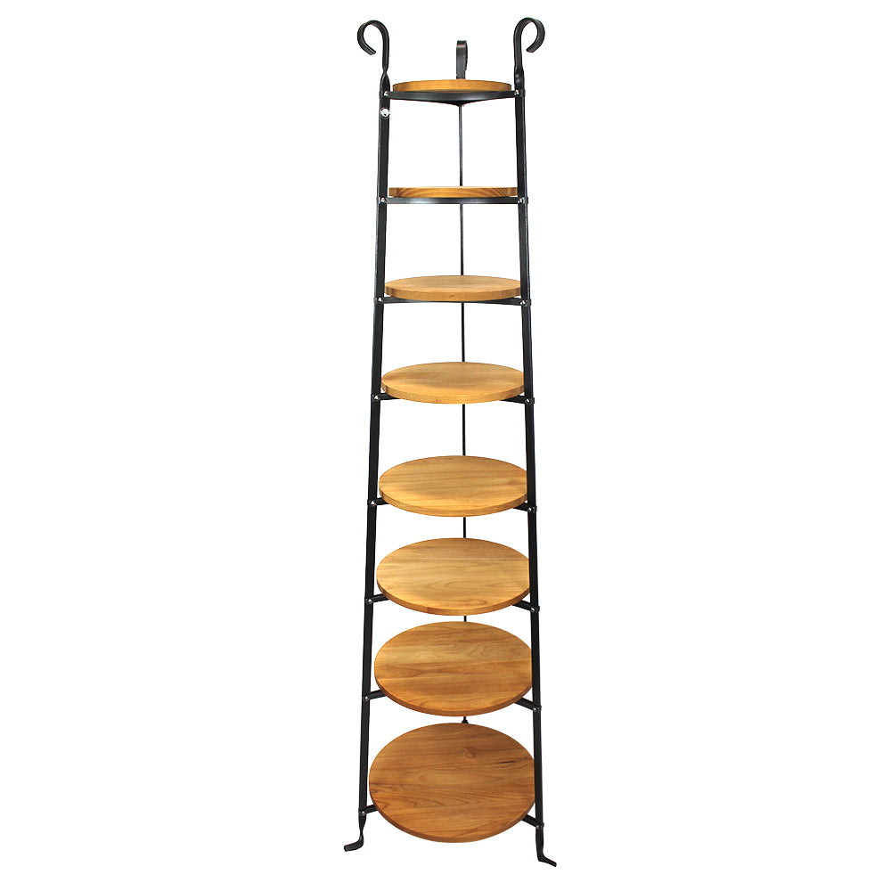 Premium Alder Wood Shelves for 8-Tier Gourmet & French Stands