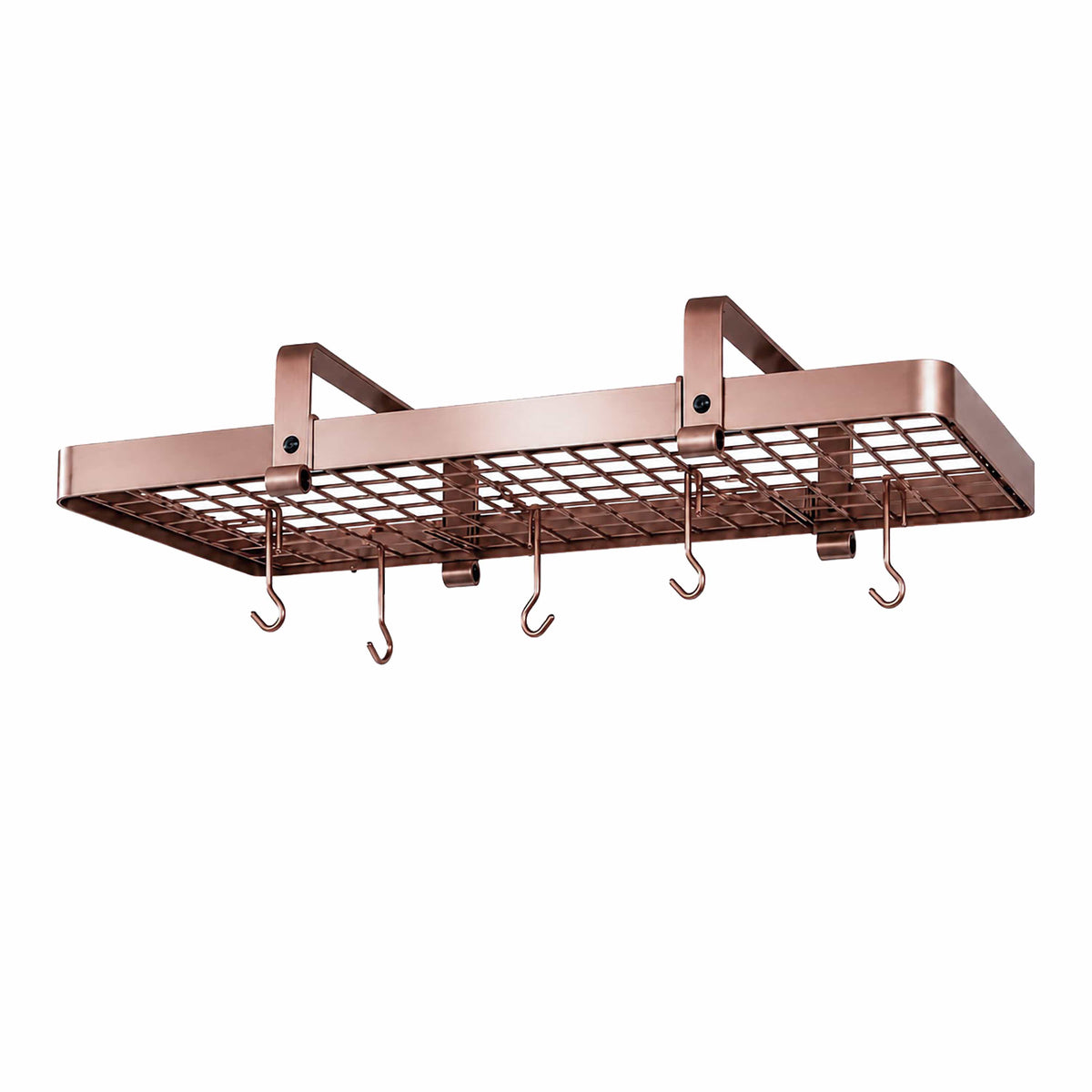 Enclume Ceiling 37" Low Ceiling Rectangle Pot Rack w/ 18 Hooks