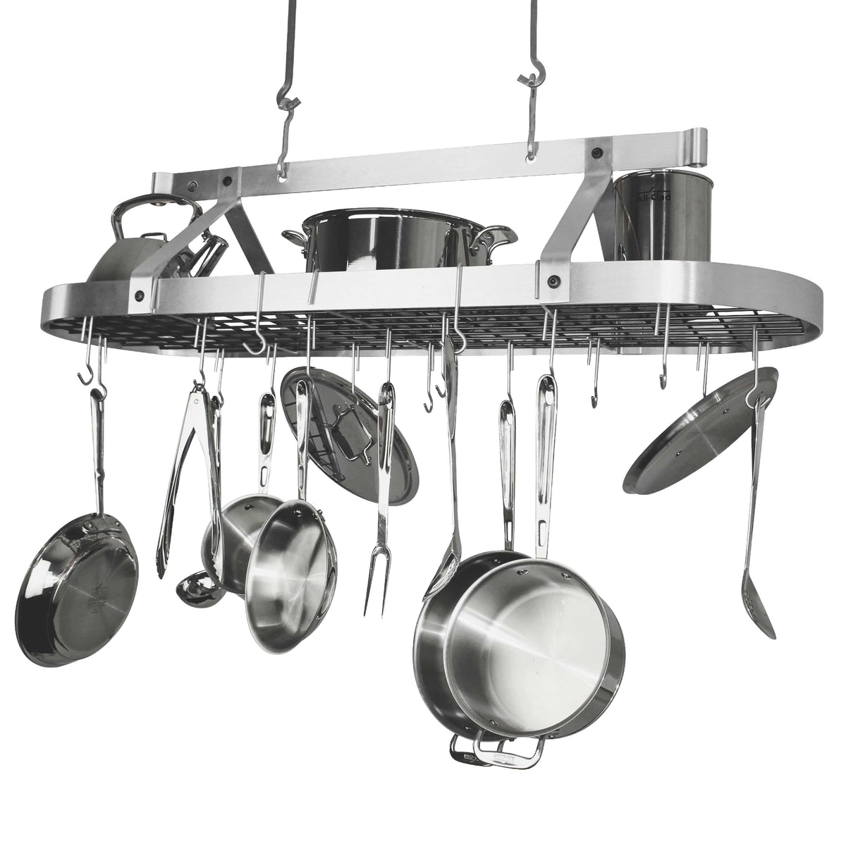 Enclume Ceiling Oval Ceiling Pot Rack w/Hooks