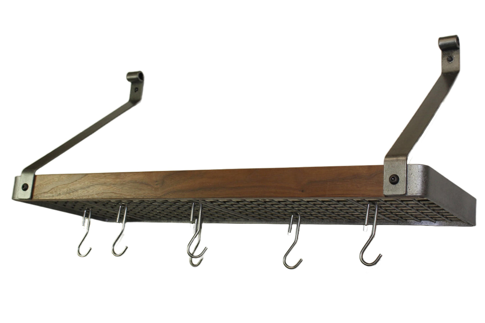 Enclume Ceiling Walnut Signature Gourmet 36" Bookshelf Wall Rack with Tigerwood, Maple or Walnut