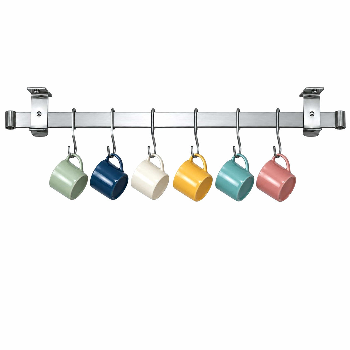 Enclume Design Products 36" / Stainless Steel Handcrafted Low Ceiling Bar in Hammered Steel, Brushed Stainless or Copper