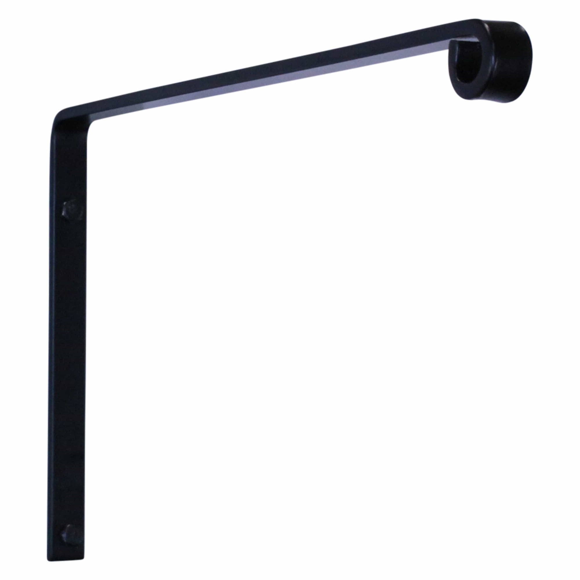 adjustable plant hanger Artisan Forged Plant Hanger Wall Shelf Bracket Hook Large (Set of 2) Black