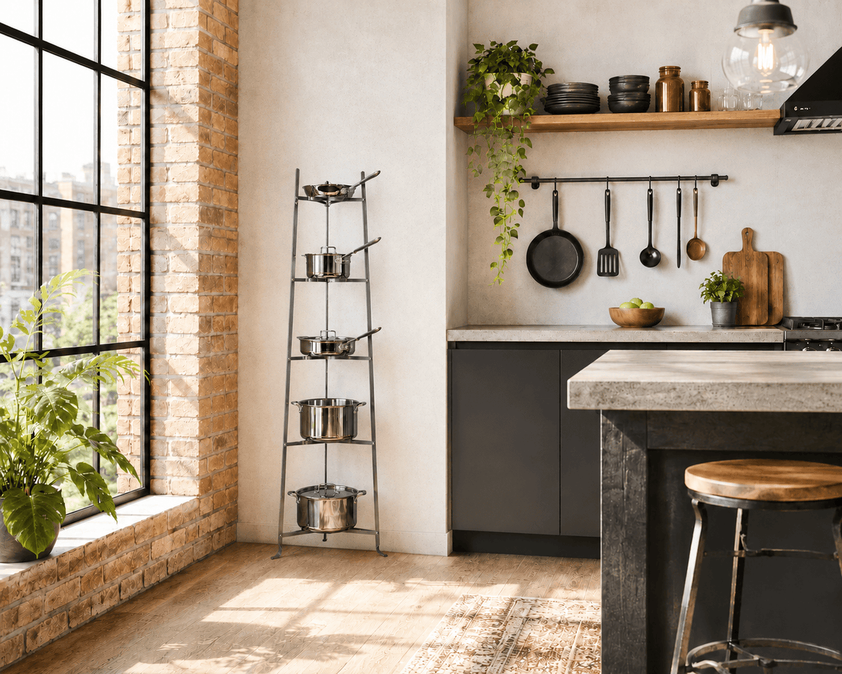 Enclume Design Products Floor 5-Tier Large Classic Cookware Stand