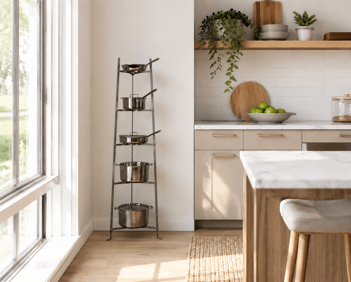 Enclume Design Products Floor 5-Tier Large Classic Cookware Stand