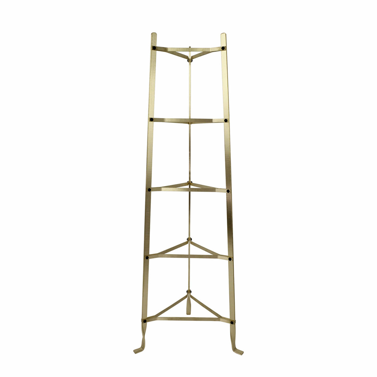 Enclume Design Products Floor 5-Tier Large Classic Cookware Stand, Brass Finish (Assembled)