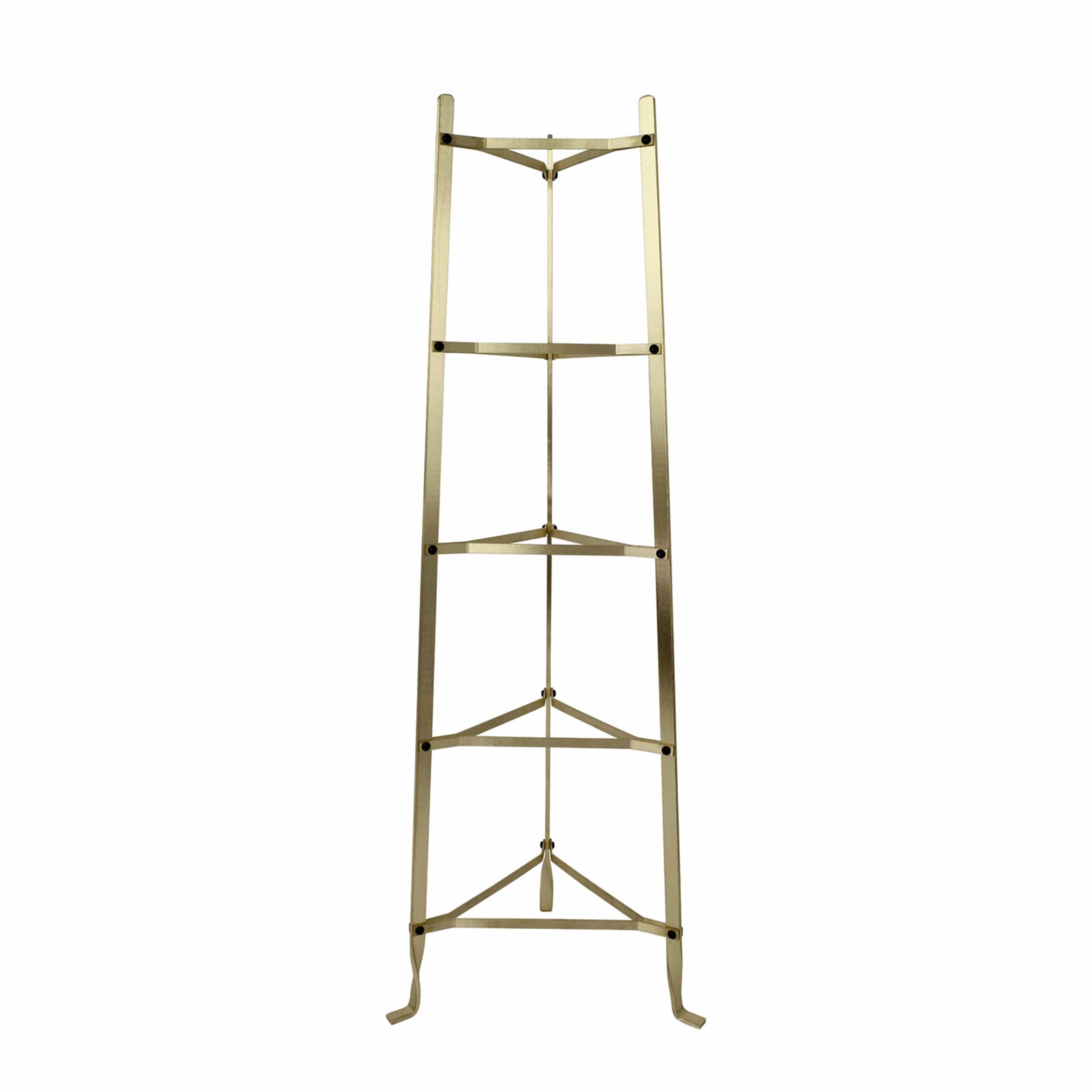 Enclume Design Products Floor 5-Tier Large Classic Cookware Stand, Brass Finish (Assembled)